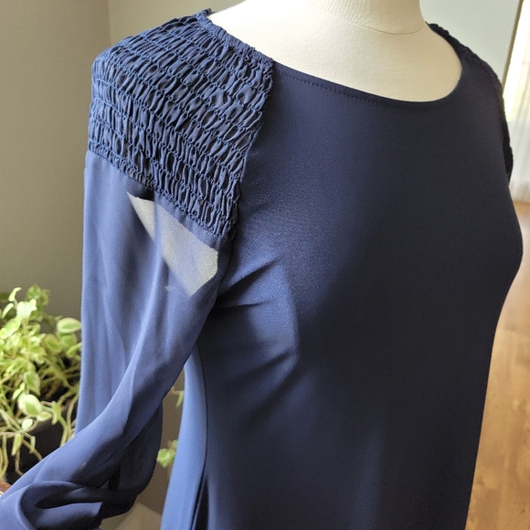 MSK Navy Blue Dress NWT - Picture 2 of 5